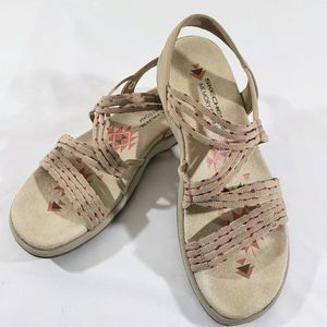 SKECHERS MEMORY FOAM SANDALS SLINGBACK SIZE 8